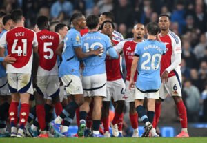 Details emerge of messages Arsenal players have been sending each other about Man City stars