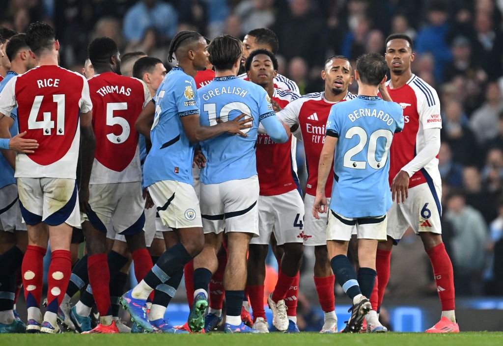 Details emerge of messages Arsenal players have been sending each other about Man City stars