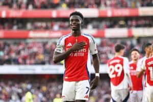 Bukayo Saka names two Arsenal stars who’ve taken the club to the next level