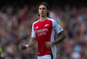 Riccardo Calafiori sends warning to Arsenal teammate ahead of international reunion