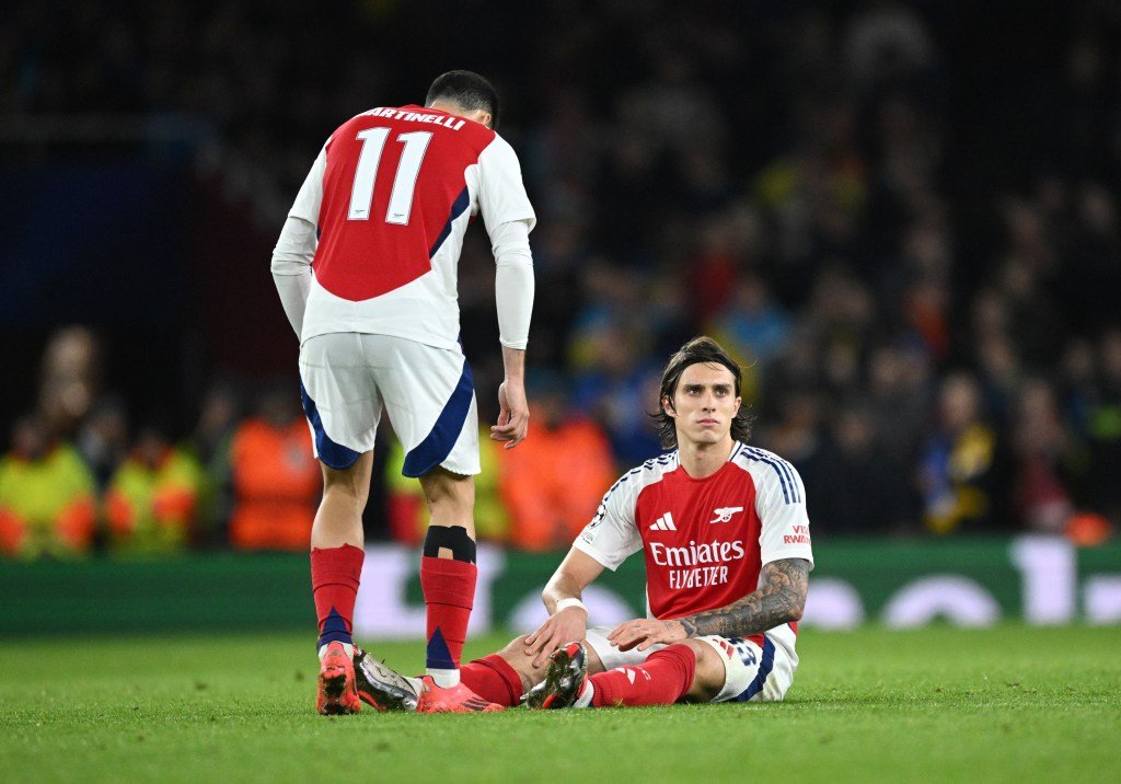 Mikel Arteta ‘worried’ over Riccardo Calafiori injury vs Shakhtar Donetsk