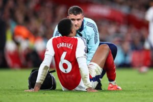 Gabriel Magalhaes injury update provided by Arsenal manager Mikel Arteta