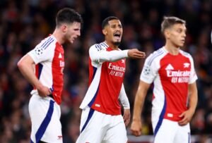 William Saliba claims Luis Enrique decision helped Arsenal win Champions League clash