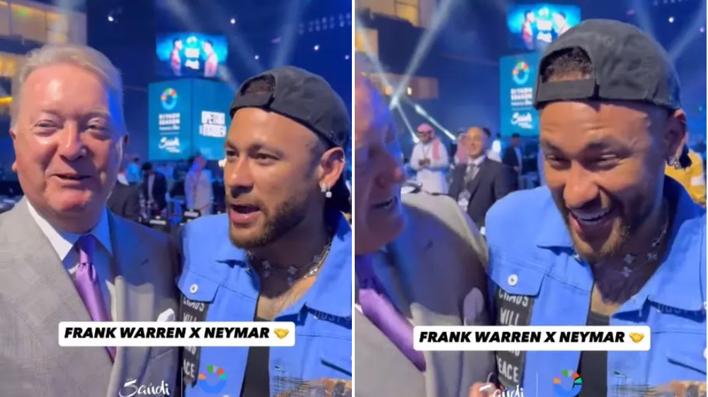 Neymar responds as Frank Warren asks him to join Arsenal