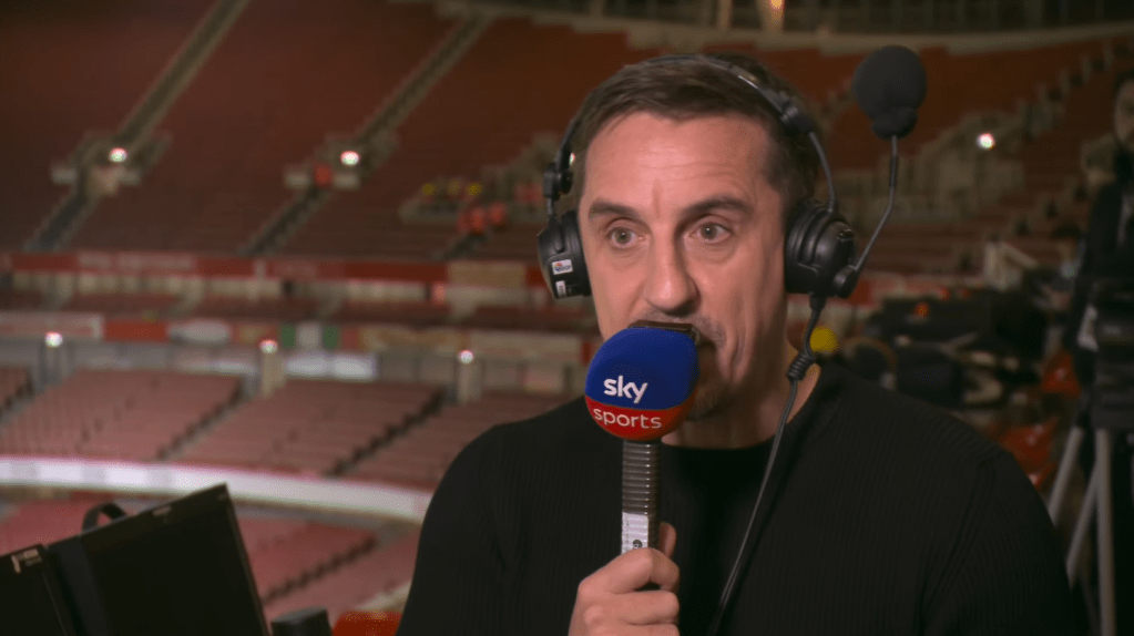 Gary Neville makes fresh Premier League title prediction after Arsenal vs Liverpool