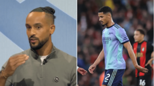 Theo Walcott fears for Arsenal star against Liverpool after William Saliba red card