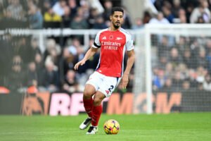 William Saliba responds to claims Arsenal are already out of title race after Newcastle defeat