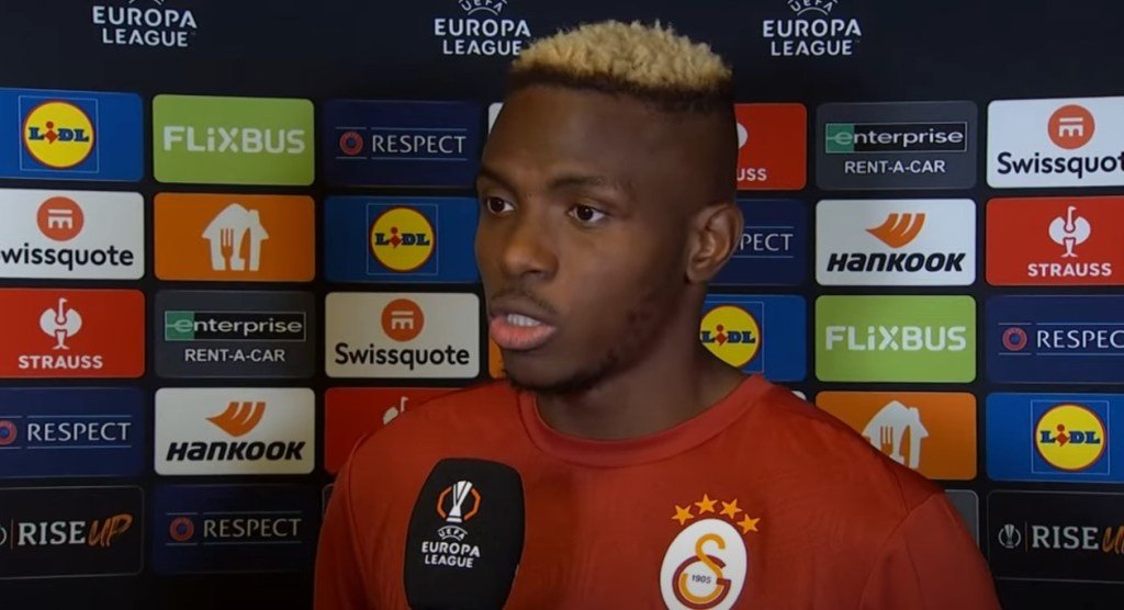 Victor Osimhen responds to Chelsea transfer link ahead of January window