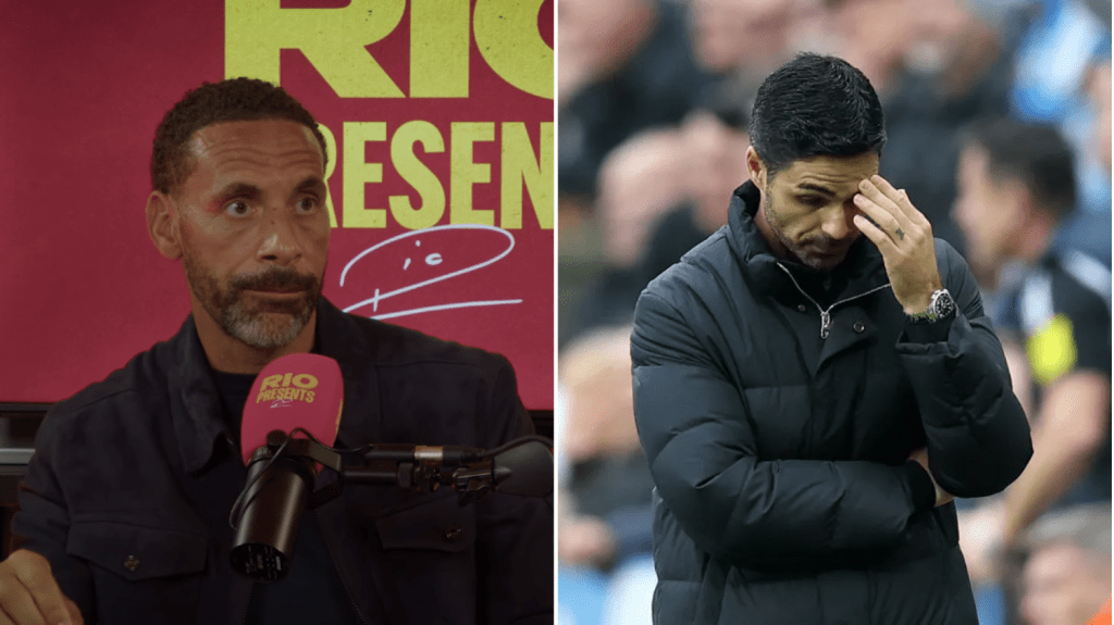 ‘I was surprised’ – Rio Ferdinand questions two Mikel Arteta decisions after Arsenal loss